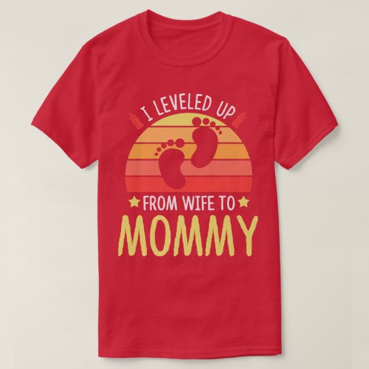 Von der Ehefrau zur zukünftigen Mama von Mami schw T-Shirt (Design vorne)