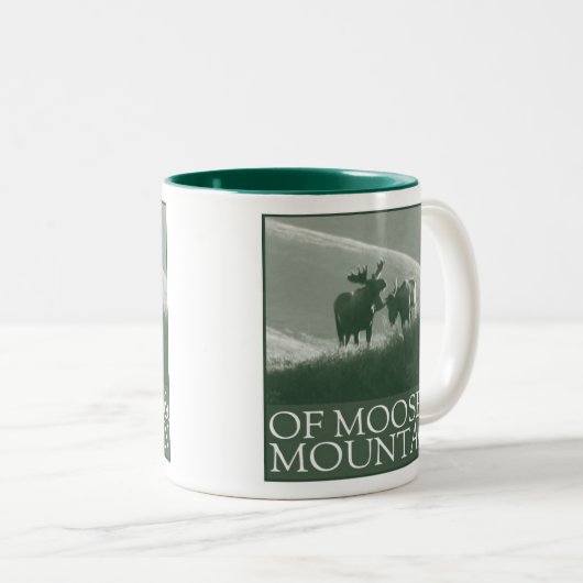 Von der Elch-u. GebirgsTasse Zweifarbige Tasse (VorderseiteRechts)