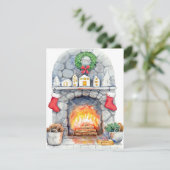 Von der Feuerlöschflugkarte Feiertagskarte (Stehend Vorderseite)