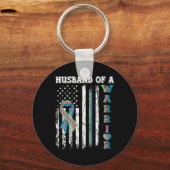 von der Flagge eines Kriegers mit metastasiertem B Schlüsselanhänger (Vorderseite)