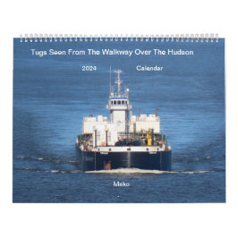 Von der Fußgängerpromenade über den Hudson 2024 ge Kalender