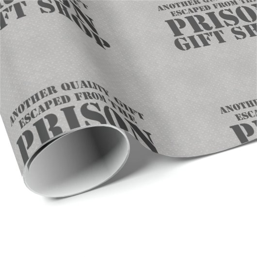 Von der Gefängnis-Schenkungssteuer Geschenkpapier (Rolleneckpunkt)