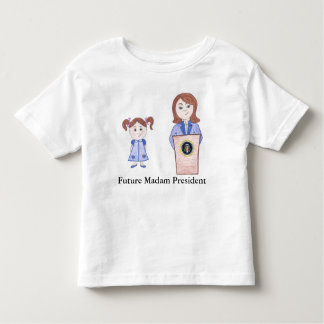 Von der Girl Power zur zukünftigen Frau Präsidenti Kleinkind T-shirt