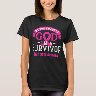Von der Gnade des Brustkrebses Gottes T-Shirt