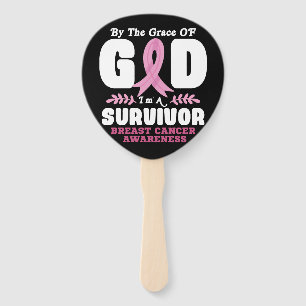 Von der Gnade Gott bin ein Überlebender Brustkrebs Fächer