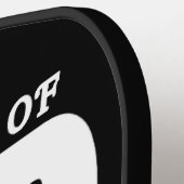 Von der Gnade Gott bin ein Überlebender Brustkrebs Pickleball Schläger (Linke Seite)