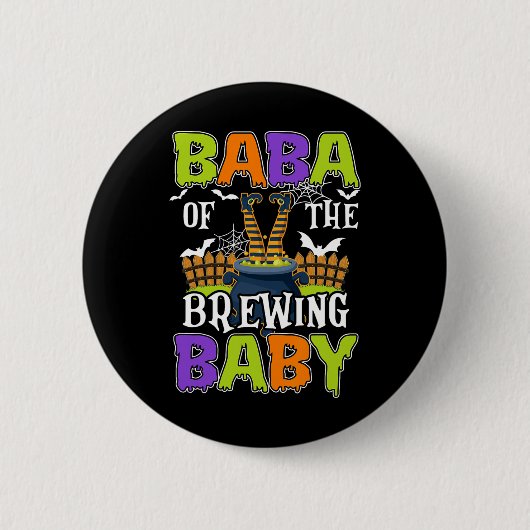 von der Halloweenbrauerei Button (Vorderseite)