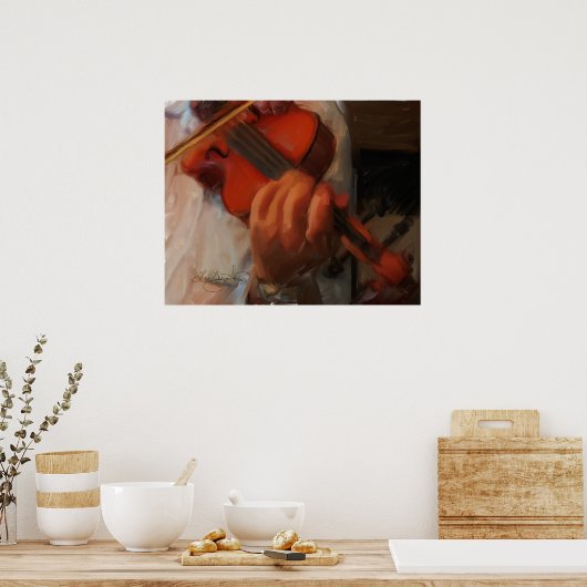 von der Hand des Kapitäns berührt Poster (Küche)