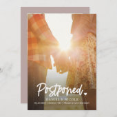 Von der Herz bearbeitbaren Farbkarte Save the Date Dankeskarte (Vorne/Hinten)