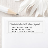 Von der Herz-Hochzeit-Rücksendeadresse (Insitu)