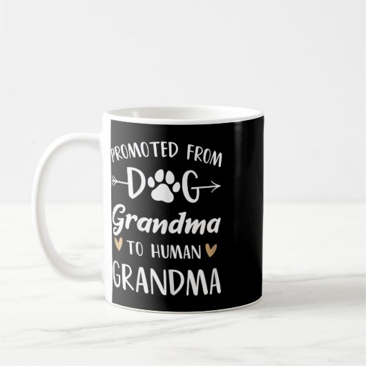 Von der Hunde-Oma zum menschlichen Oma befördert Kaffeetasse (Links)