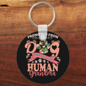 Von der Hunde-Oma zur menschlichen Oma-Paw beförde Schlüsselanhänger (Vorderseite)