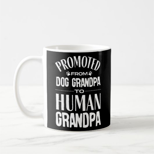 Von der Hunde Opa zum menschlichen Großvater beför Kaffeetasse (Links)