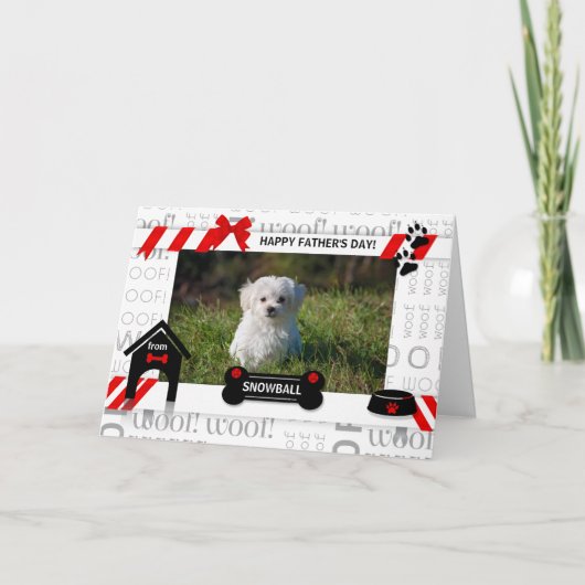 von der Hundelokarte des roten Vaters Karte (Vorderseite)