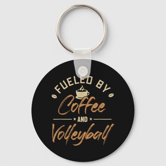 Von der Kaffee- und Volleyballmannschaft gespeist Schlüsselanhänger (Vorderseite)