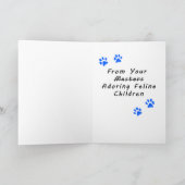 Von der Karte der Katzen-Mutter Tages (Innenseite)