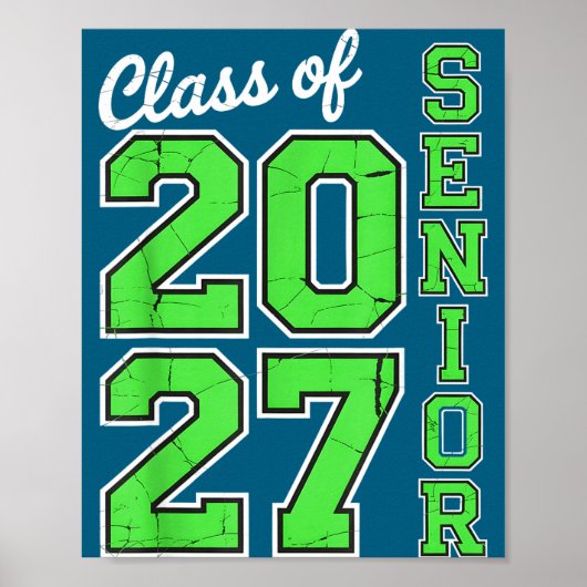 Von der Klasse 2027 Senior 27 High Poster (Vorne)
