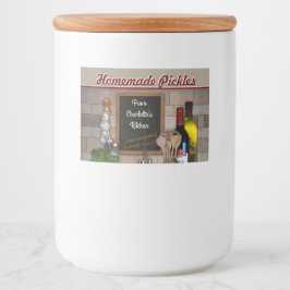 Von der Küche ... (anpassbar) Lebensmitteletikett