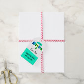 Von der Küche des Blues-Backpackers Geschenkanhänger (Mit Garn)