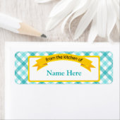 Von der Küche des Lebensmitteletiketts - Aquamarin (Insitu)