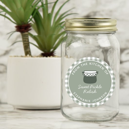 Von der Küche des Sage Food Geschenk Runder Aufkleber