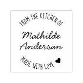Von der Küche Made mit Liebe nach Skriptname Permastempel (Design)