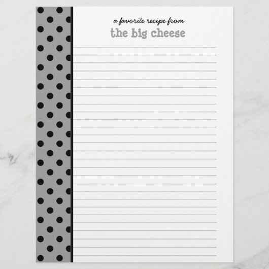 Von der Küche von Nana Polka Dot Rezept Seite (Vorderseite)