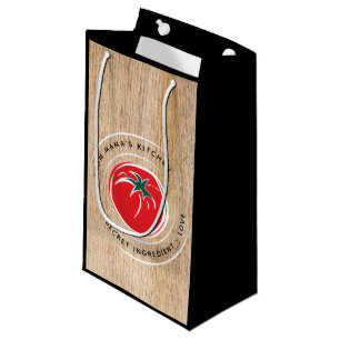 Von der Küche von ... Rotes Tomate Rustikales Hol Kleine Geschenktüte