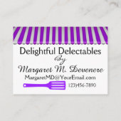 Von der Küchenabteilung / Einschließungskarte Begleitkarte (Rückseite)