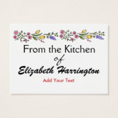 Von der Küchenkarte durch SRF (Rückseite)