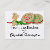 Von der Küchenkarte - SRF Visitenkarte (Rückseite)