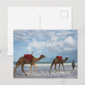 „Von der Küste Kenias mit Liebe – Diani Beach“ Postkarte (Vorne/Hinten)