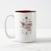 Von der Liebe entzündet (Sleigh Riders book Two) Zweifarbige Tasse (Links)