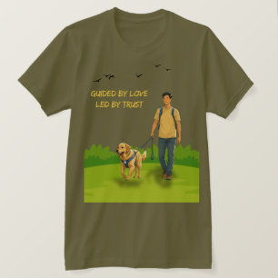 Von der Liebe geleitet - Leitfaden Dog Support Des T-Shirt