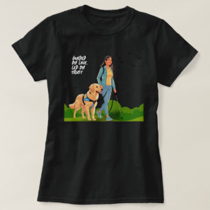 Von der Liebe geleitet - Leitfaden Dog Support Des T-Shirt