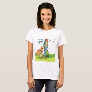 Von der Liebe geleitet - Leitfaden Dog Support Des T-Shirt