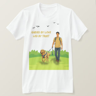 Von der Liebe geleitet - Leitfaden Dog Support Des T-Shirt