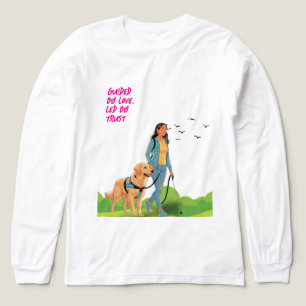 Von der Liebe geleitet - Leitfaden Dog Support Des Tri-Blend Shirt
