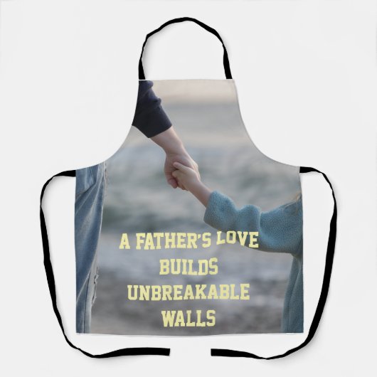 ‚Von der Liebe geleitet‘ Schürze (Vorderseite)