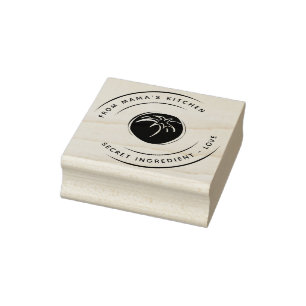 Von der Liebe "Kitchen Mama Secret" Gummistempel
