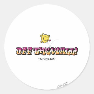 Von der Mauer! Runder Aufkleber