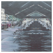 Von der Morgensonne geschützt Stoff (Nahaufnahme)