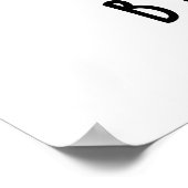 Von der Natur gekrönter Bananenpun Poster (Ecke)