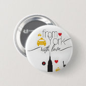 Von der neuen Arbeit mit der Liebe Button (Vorne & Hinten)