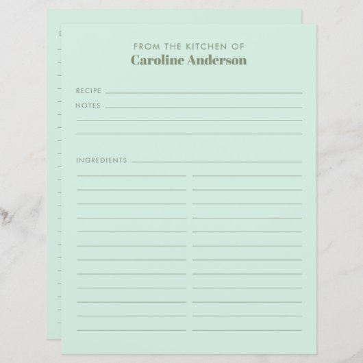 Von der Niedlichen Kochplatte Beilage (Vorne/Hinten)