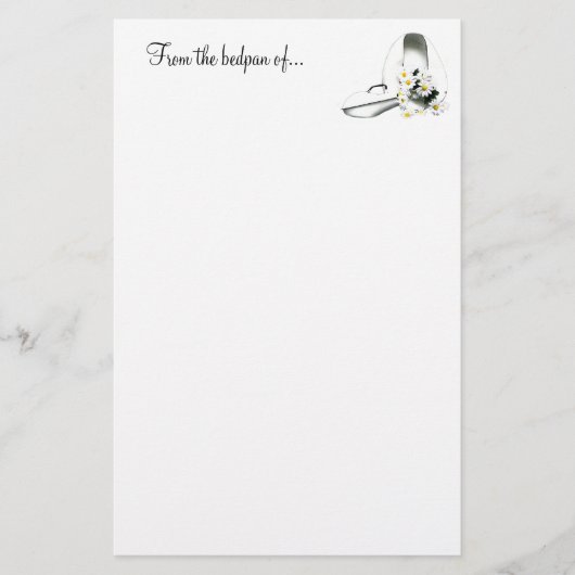 Von der Pfanne von... Briefpapier (Vorderseite)