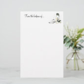 Von der Pfanne von... Briefpapier (Stehend Vorderseite)