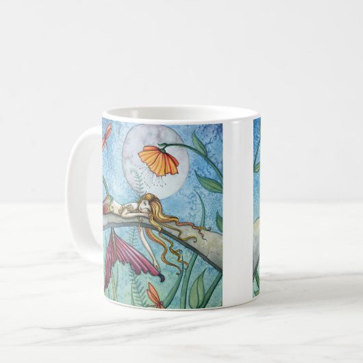 Von der Pond-Meerjungfrau-Kunst Kaffeetasse (Vorderseite Links)
