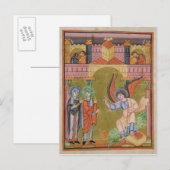 von der Reichenauer Schule Evangeliary Postkarte (Vorne/Hinten)
