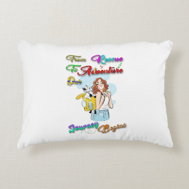 Von der Rettung bis zum Abenteuer beginnt unsere R Dekokissen (Vorderseite)